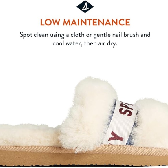 NIB Sperry Romy Sheepskin Slide -Fully Padded Heel-to-Toe Genuine shearling - Picture 4 of 4